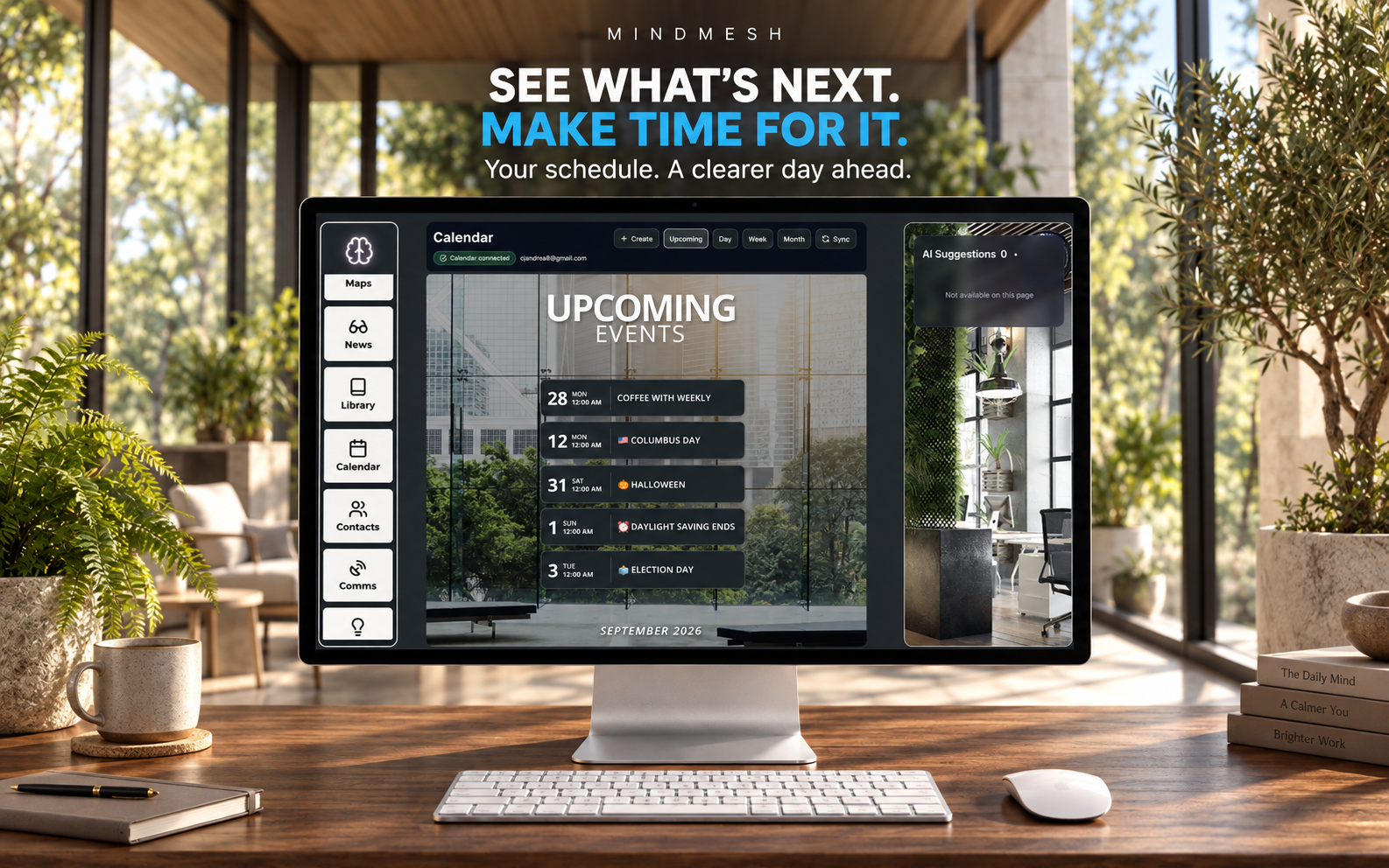 MindMesh calendar workspace