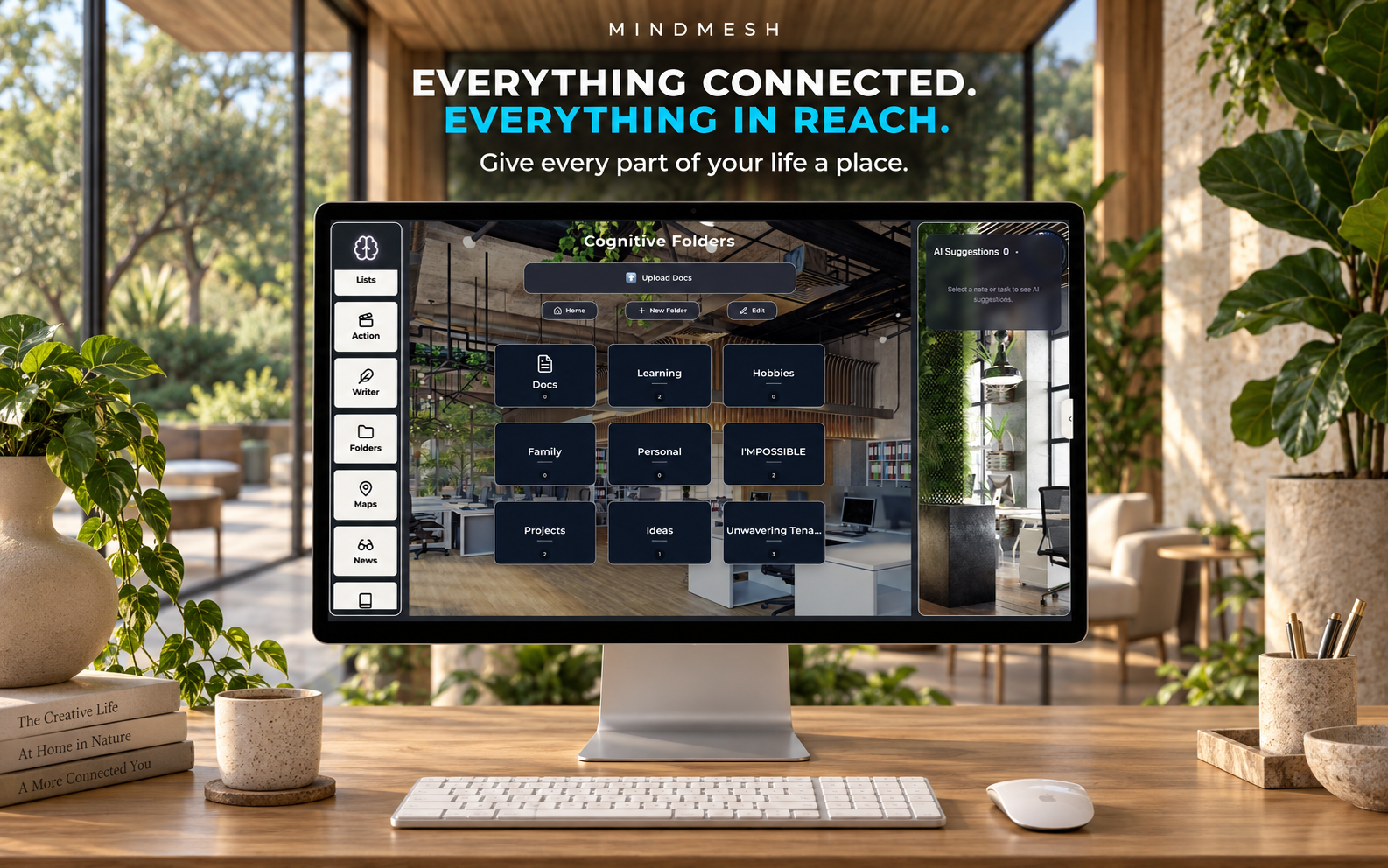 MindMesh folders workspace