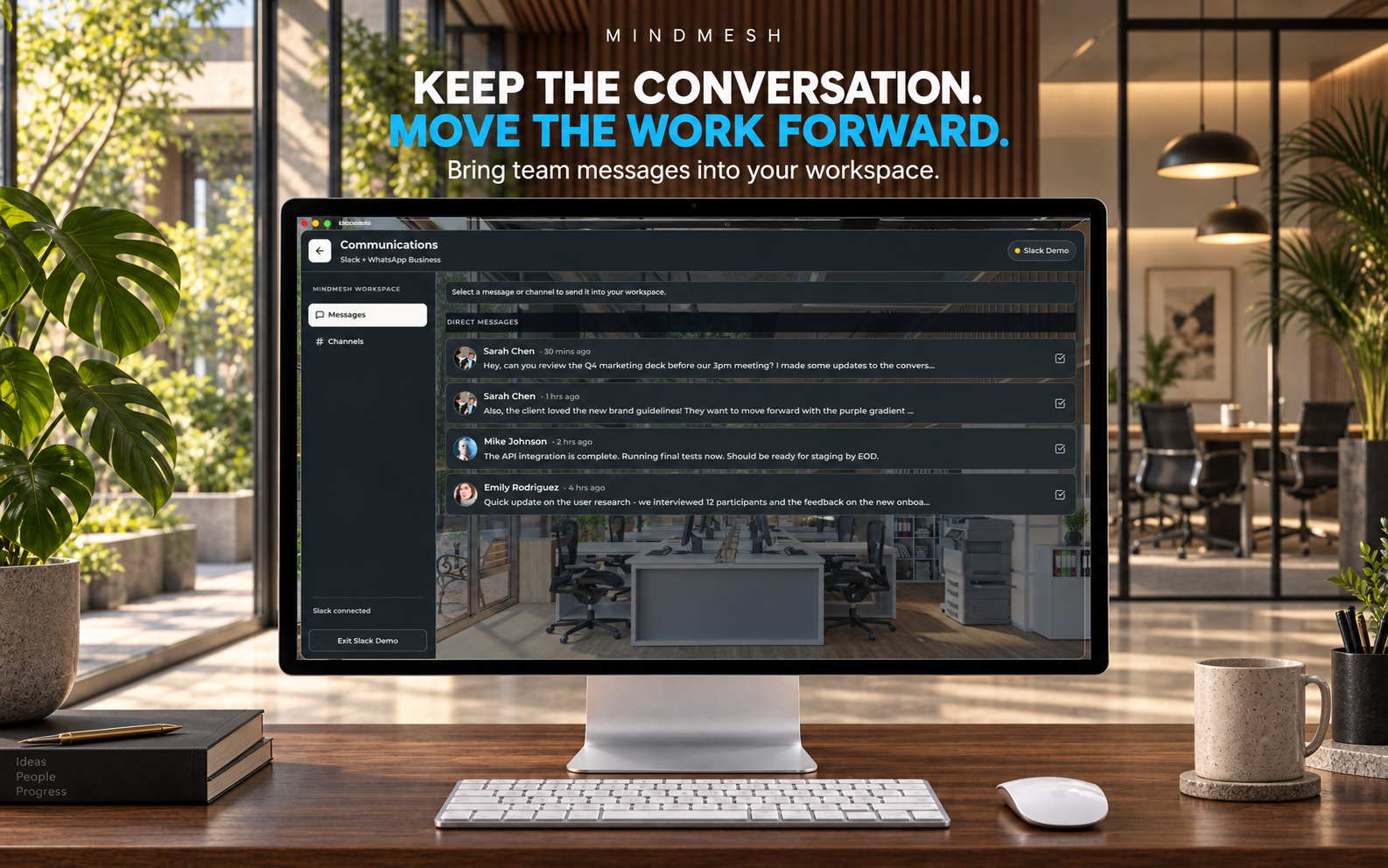 MindMesh communications workspace