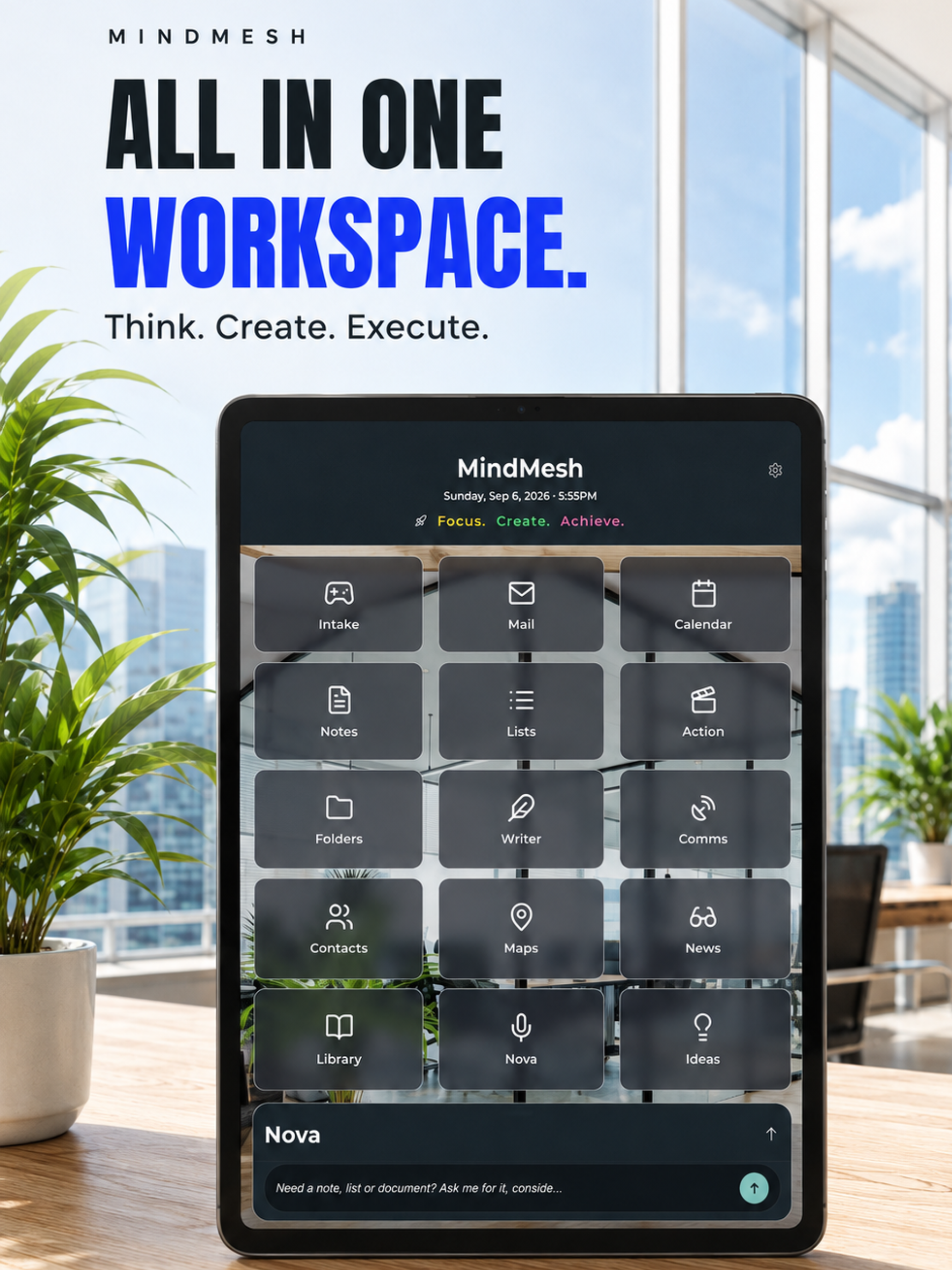 MindMesh Home on iPad